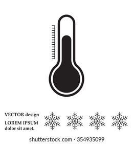 Thermometer icon , vector illustration