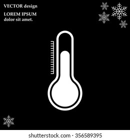 Thermometer icon , vector illustration