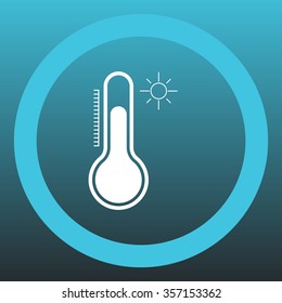 Thermometer icon , vector illustration