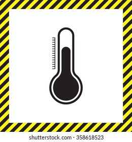 Thermometer icon , vector illustration