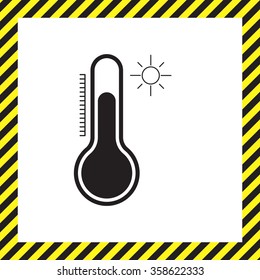 Thermometer icon , vector illustration