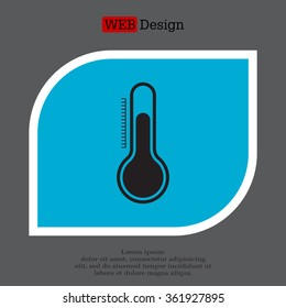 Thermometer icon , vector illustration