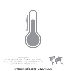 Thermometer icon , vector illustration