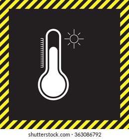 Thermometer icon , vector illustration