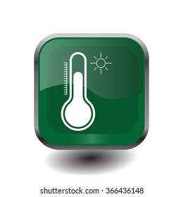 Thermometer icon , vector illustration