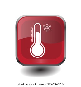 Thermometer icon , vector illustration