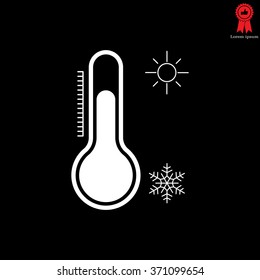 Thermometer icon , vector illustration