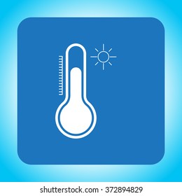 Thermometer icon , vector illustration