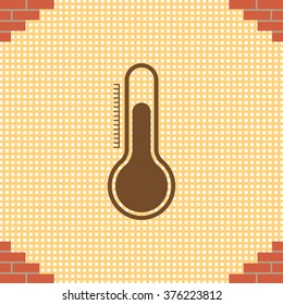 Thermometer icon , vector illustration
