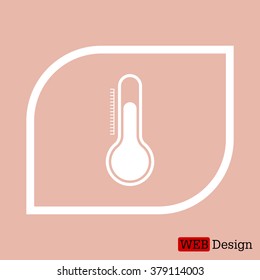 Thermometer icon , vector illustration