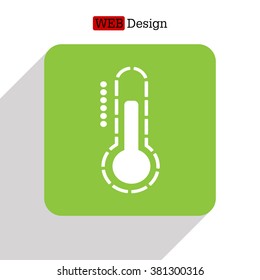 Thermometer icon , vector illustration