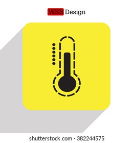 Thermometer icon , vector illustration