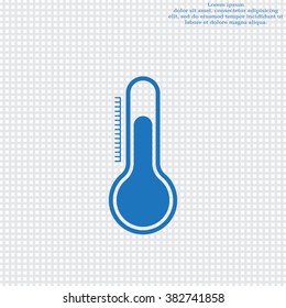 Thermometer icon, vector illustration