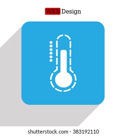 Thermometer icon , vector illustration