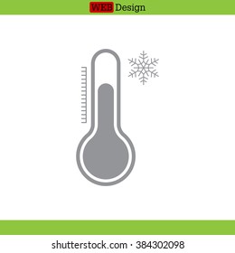 Thermometer icon , vector illustration