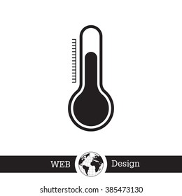 Thermometer icon , vector illustration