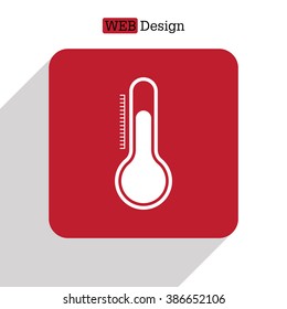 Thermometer icon , vector illustration