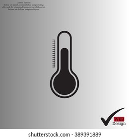 Thermometer icon , vector illustration