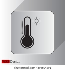 Thermometer icon , vector illustration