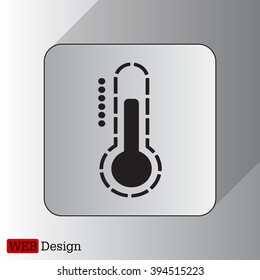 Thermometer icon , vector illustration