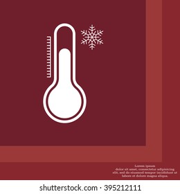 Thermometer icon , vector illustration