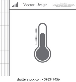 Thermometer icon , vector illustration