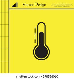 Thermometer icon , vector illustration