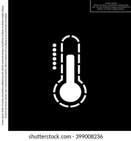 Thermometer icon , vector illustration