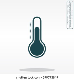 Thermometer icon , vector illustration