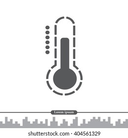 Thermometer icon , vector illustration