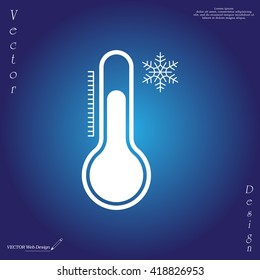 Thermometer icon , vector illustration