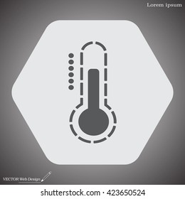 Thermometer icon , vector illustration