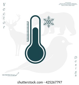 Thermometer icon , vector illustration