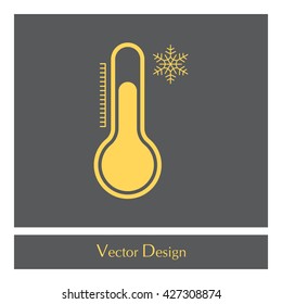 Thermometer icon , vector illustration
