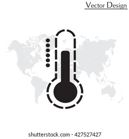 Thermometer icon , vector illustration