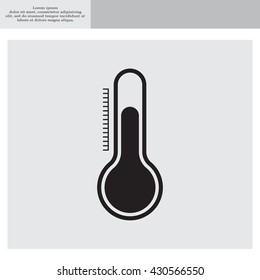 Thermometer icon , vector illustration