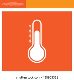 Thermometer icon , vector illustration