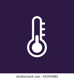 Thermometer icon. Vector illustration