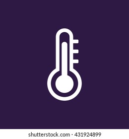 Thermometer icon. Vector illustration