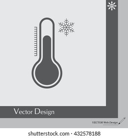 Thermometer icon , vector illustration