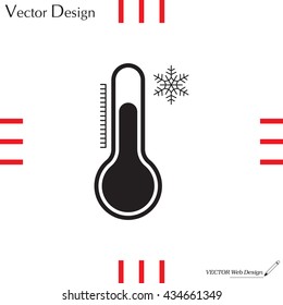 Thermometer icon , vector illustration
