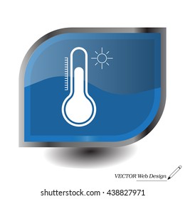 Thermometer icon , vector illustration