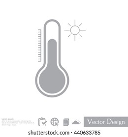 Thermometer icon , vector illustration