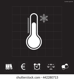 Thermometer icon , vector illustration
