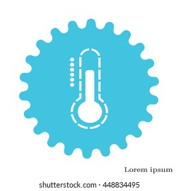Thermometer icon , vector illustration