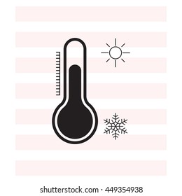 Thermometer icon , vector illustration