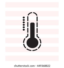 Thermometer icon , vector illustration