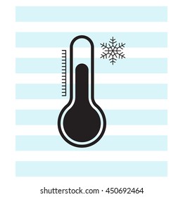Thermometer icon , vector illustration