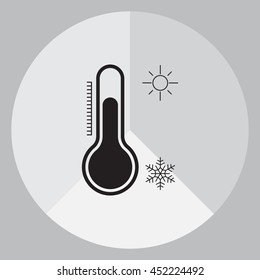 Thermometer icon , vector illustration