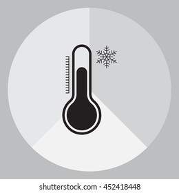 Thermometer icon , vector illustration